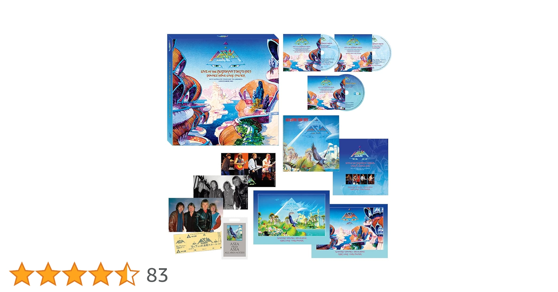 Amazon.co.jp: エイジア・イン・エイジア~ライヴ・アット・武道館 1983 Amazon.co.jp: エイジア・イン・エイジア~ライヴ・アット・武道館 1983